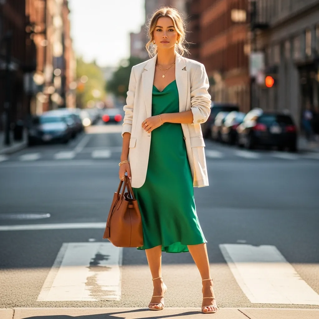 Sukienka bieliźniana (Slip Dress) na co dzień: jak nosić z klasą?